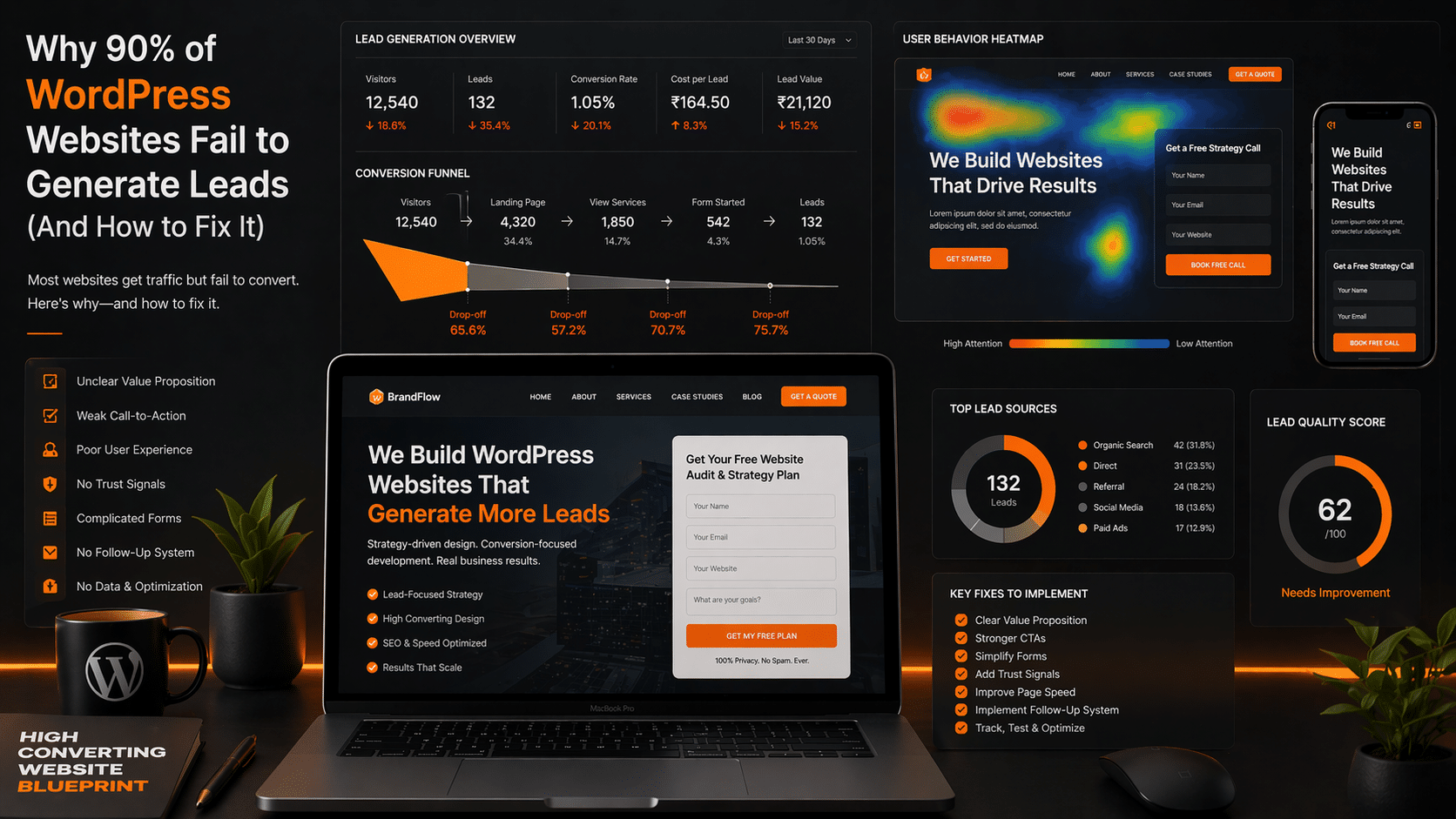 Why 90% of WordPress Websites Fail to Generate Leads (And How to Fix It)